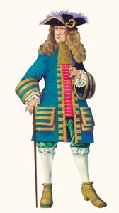 Roi Guillaume III (lithographie couleur) - Richard Hook