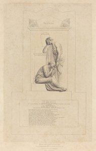 Monument à John Hudleston - Richard James Lane after John Flaxman