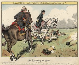 Frédéric le Grand à la bataille de Kolin