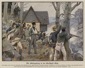 Guerre de guérilla dans le pays montagneux de Glatz
