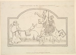 Frontispice du Journal des Jacobites, 27 novembre 1781