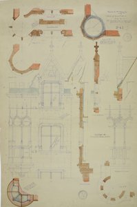 Maison de William Borden Esq. Maison, Chicago, Illinois, Détail