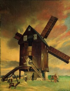Vieux moulin à vent à Roitzsch près de Wurzen - Richard Mueller