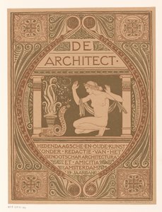 Conception de couverture pour : De Architect, 1911