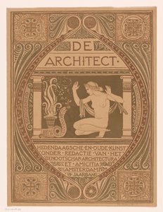 Conception de couverture pour : De Architect, 1911