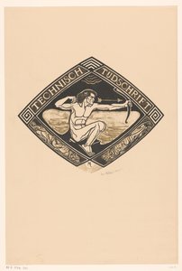 Conception de couverture pour : Revue Technique, 1914