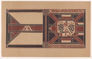 Conception de couverture pour : Wendingen, 1921