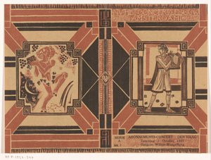 Conception de couverture pour : Programme du Concertgebouw Amsterdam