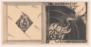 Conception de couverture pour : Wendingen, Tooropnummer, 1928 - Richard Nicolaüs Roland Holst