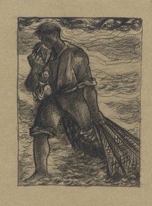 Pêcheur avec un filet - Richard Nicolaüs Roland Holst