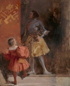Un chevalier et un page (de « Götz von Berlichingen » de Johann Wolfgang von Goethe)