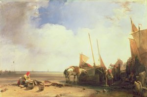 Scène côtière en Picardie - Richard Parkes Bonington