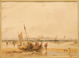 Le Crotoy - Richard Parkes Bonington