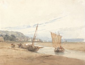 Près de Honfleur - Richard Parkes Bonington