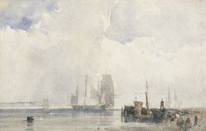 Navires sur un estuaire