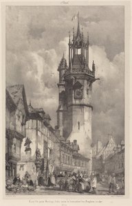 Tour de la Gros-Horloge, Évreux - Richard Parkes Bonington