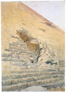 Entrée de la Grande Pyramide, Égypte, 19e siècle