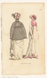 Magazine des modes féminines de Londres et Paris, No.17. Robe de Paris, 1799