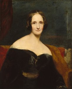 Portrait de Mary Shelley, écrivain britannique, vers 1840