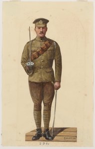 Un cavalier des 2e Dragons - Richard Simkin