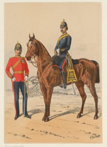 Deux militaires britanniques (série de neuf uniformes militaires britanniques)