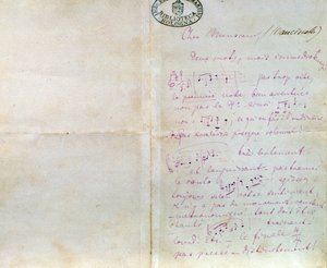Lettre manuscrite de Richard Wagner à Luigi Mancinelli, 10 décembre - Richard Wagner