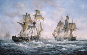 Action entre le sloop de guerre américain Wasp et la brigantine de guerre britannique Frolic, 1812