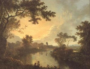 Vue de la rivière Dee près d