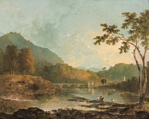 Dinas Bran depuis Llangollen - Richard Wilson