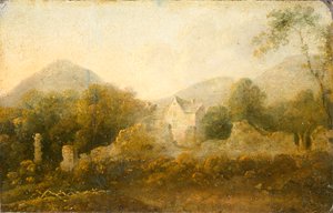 Paysage avec un cottage