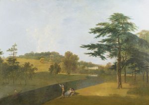 Vue sud de Wilton House, à travers le Nadder - Richard Wilson