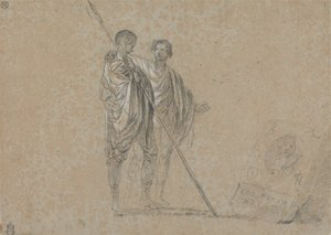 Étude de figures pour "Une vue de la Campagne" - Richard Wilson