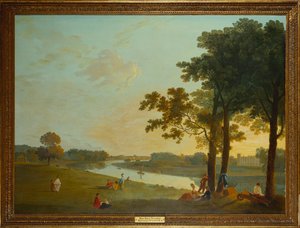 Syon House depuis les jardins de Richmond - Richard Wilson