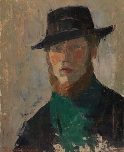 Autoportrait au chapeau noir