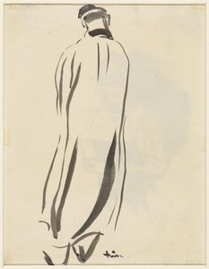 Homme jardinant, vu de dos - Rik Wouters