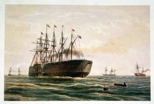 Le Great Eastern en route, 23 juillet