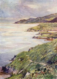 Une rive solitaire, estuaire de Barmouth (lithographie en couleur) - Robert (after) Fowler