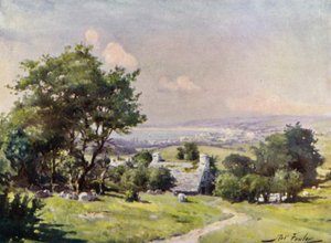 Vue lointaine de la baie de Carnarvon - Robert (after) Fowler