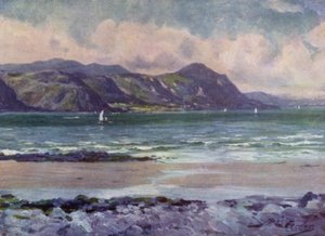 Vue lointaine de Penmaenmawr, lumière du matin