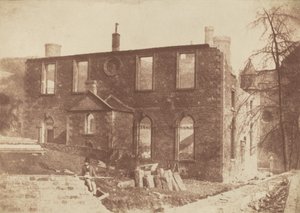 Chapelle de Lady Glenorchy en cours de démolition, sur le site de la gare de Waverley, vers 1846 (photo). 1846 (photo)