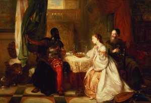 Othello racontant ses aventures à Desdémone, 1869 - Robert Alexander Hillingford