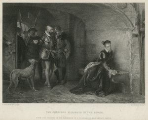 La princesse Élisabeth dans la tour