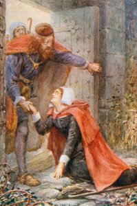 Mercy at the Wicket-gate (lithographie couleur) - Robert Ambrose (after) Dudley
