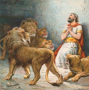 Daniel dans la fosse aux lions