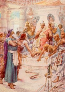 Moïse et Aaron devant Pharaon