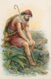 Le fils prodigue avec les porcs