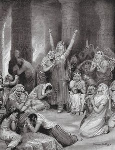 La cérémonie Rajput de Jauhar (Holocauste) - Robert Ambrose Dudley