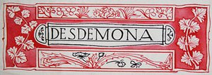 Desdémone, des Héroïnes de Shakespeare par Anna Murphy Jameson - Robert Anning Bell