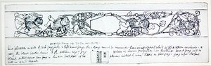Conception pour pages de garde, c.1895 - Robert Anning Bell