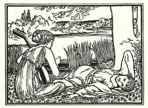 Illustration pour les Poèmes de John Keats : Endymion - Robert Anning Bell